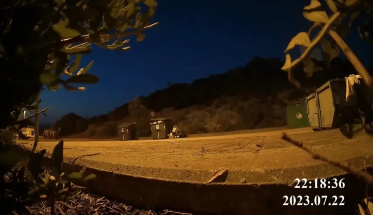 Prueba de grabación: Prueba real nocturna en exterior.